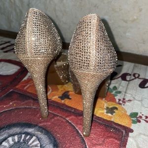 Jessica Simpson Rose Gold Heels